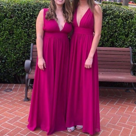 Lulu’s Heavenly Hues Magenta Maxi Dress - Picture 5 of 5